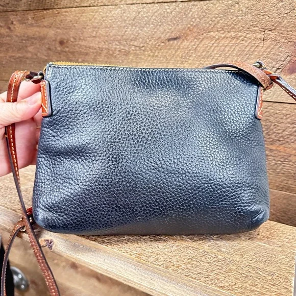 Dooney & Bourke Black and Tan Crossbody Bag - Picture 5 of 8